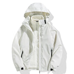 Winter Jacket 2-in-1 Removable Fleece Liner Water-Repellent & Windproof