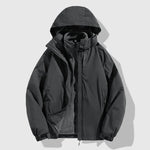 Winter Jacket 2-in-1 Removable Fleece Liner Water-Repellent & Windproof