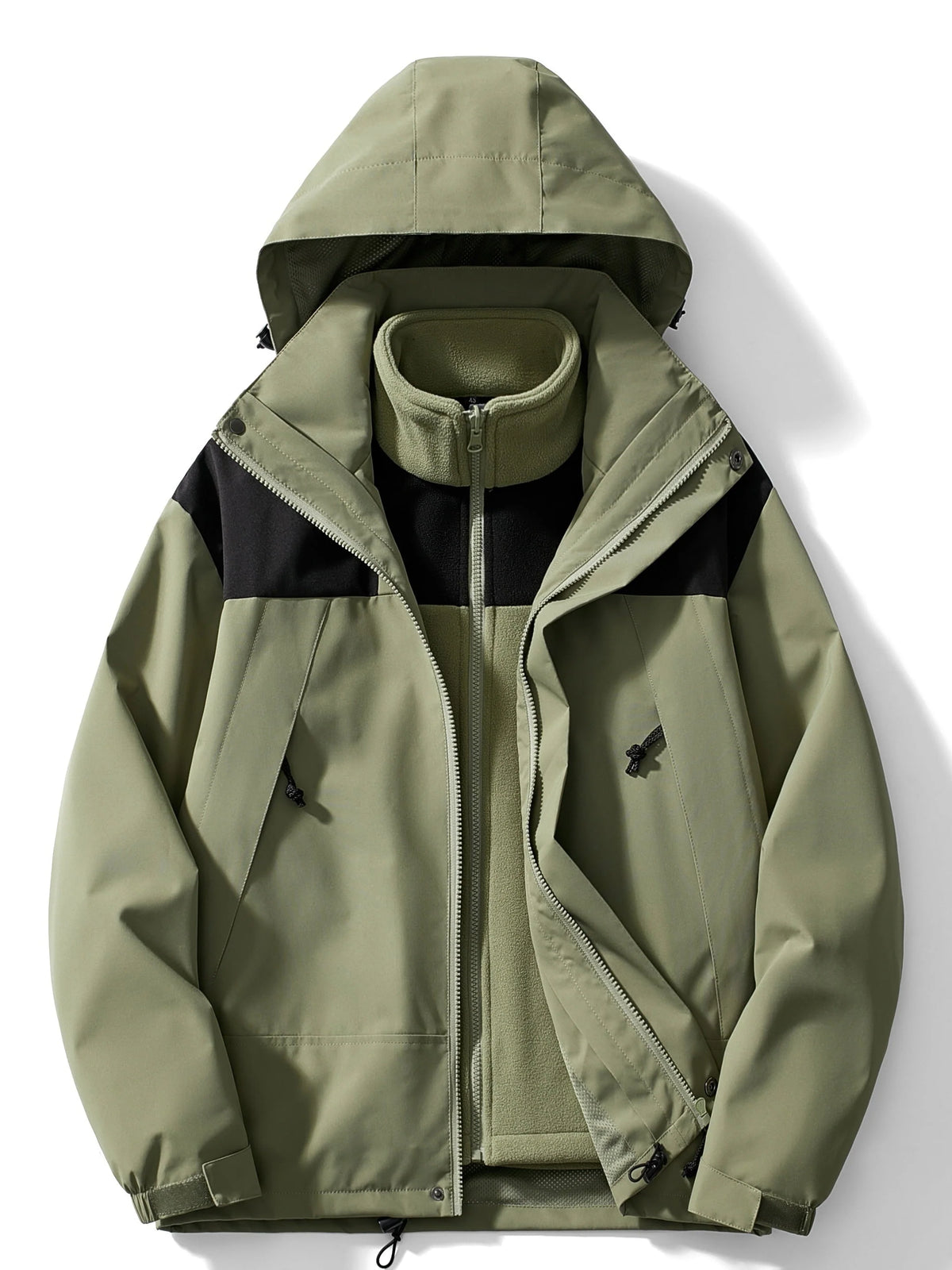 Winter Jacket 3-In-1 Fleece Waterproof & Windproof
