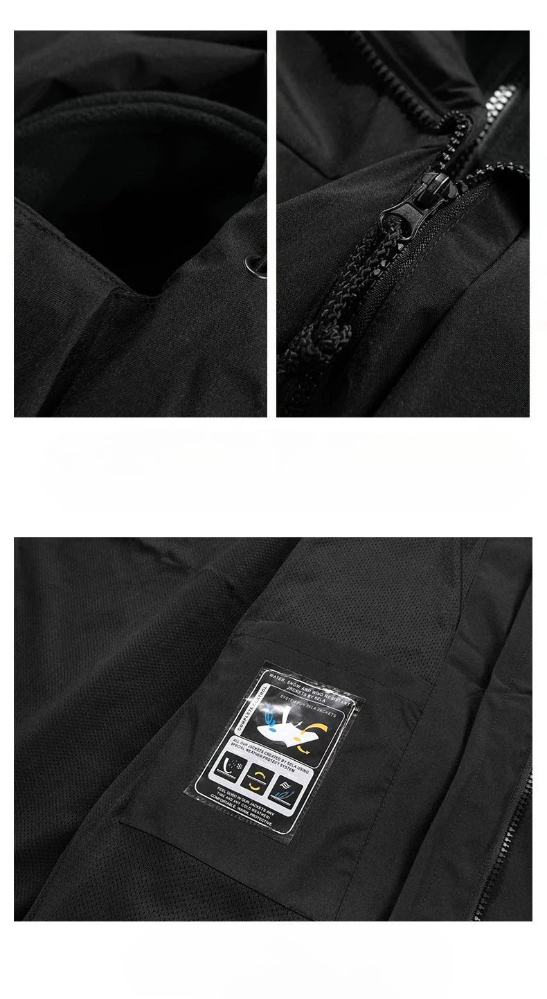 Winter Jacket 3-In-1 Fleece Waterproof & Windproof