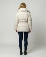 Winter Jacket Fitted Belt Lightweight Insulationablytyped