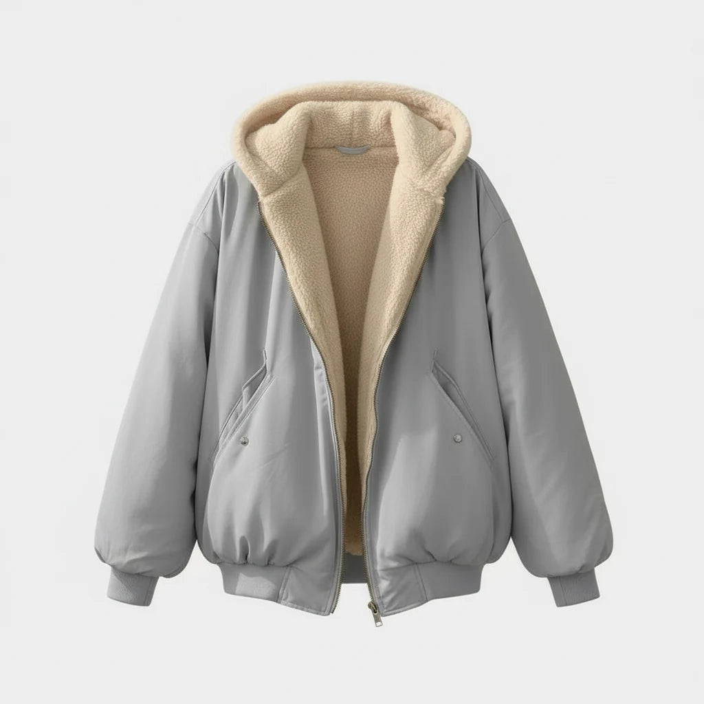 Winter Jacket Oversized Fit Polyester-Filled