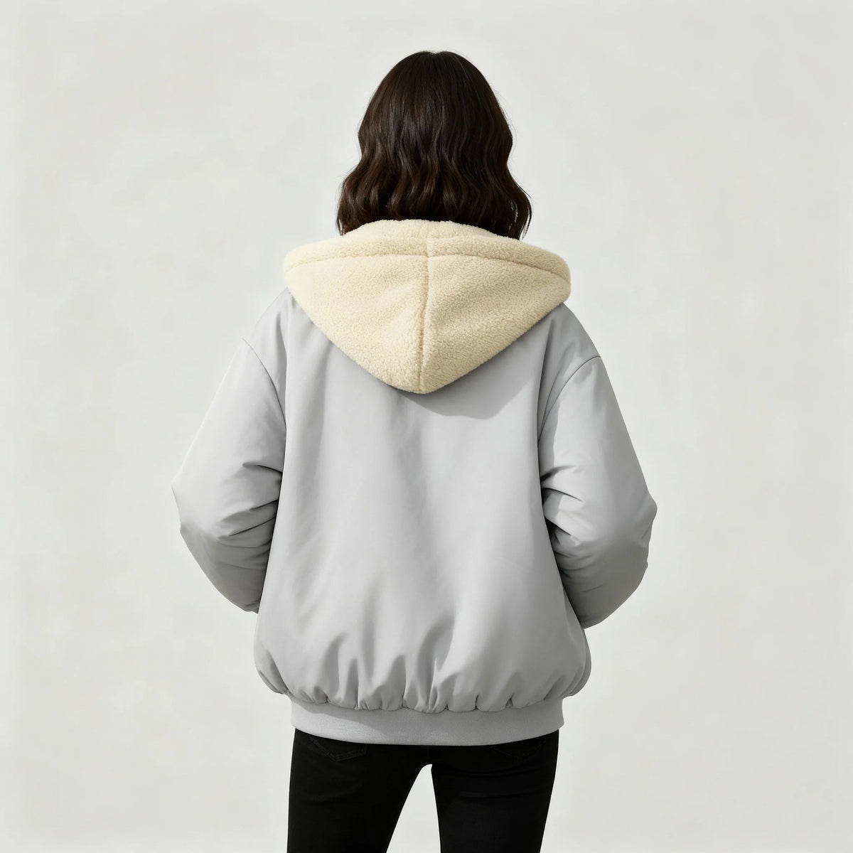 Winter Jacket Oversized Fit Polyester-Filled