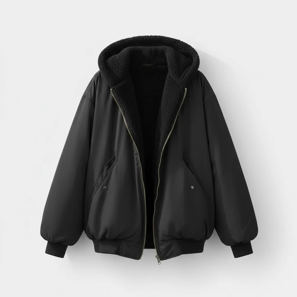 Winter Jacket Oversized Fit Polyester-Filled