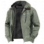 Winter Jacket Warm Lined Removable Hood