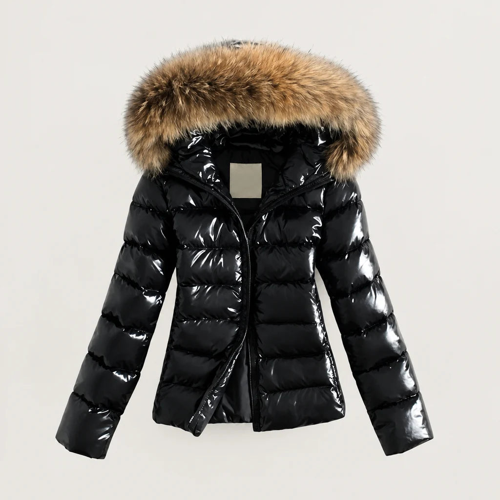 Winter Parka Warm Lined Windproof Water-Repellent Fur Collar