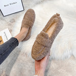 Winter Slippers Plush Lined Non-Slip Rubber Sole