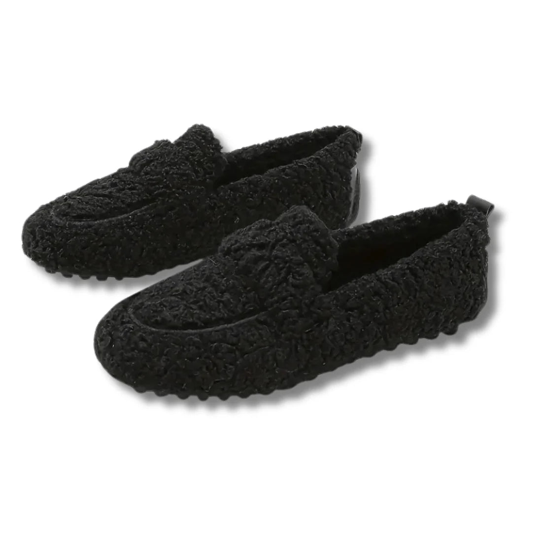 Winter Slippers Plush Lined Non-Slip Rubber Sole