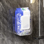 Wipe Dispenser Wall-Mounted Drill-Free Adhesive Mount