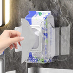 Wipe Dispenser Wall-Mounted Drill-Free Adhesive Mount