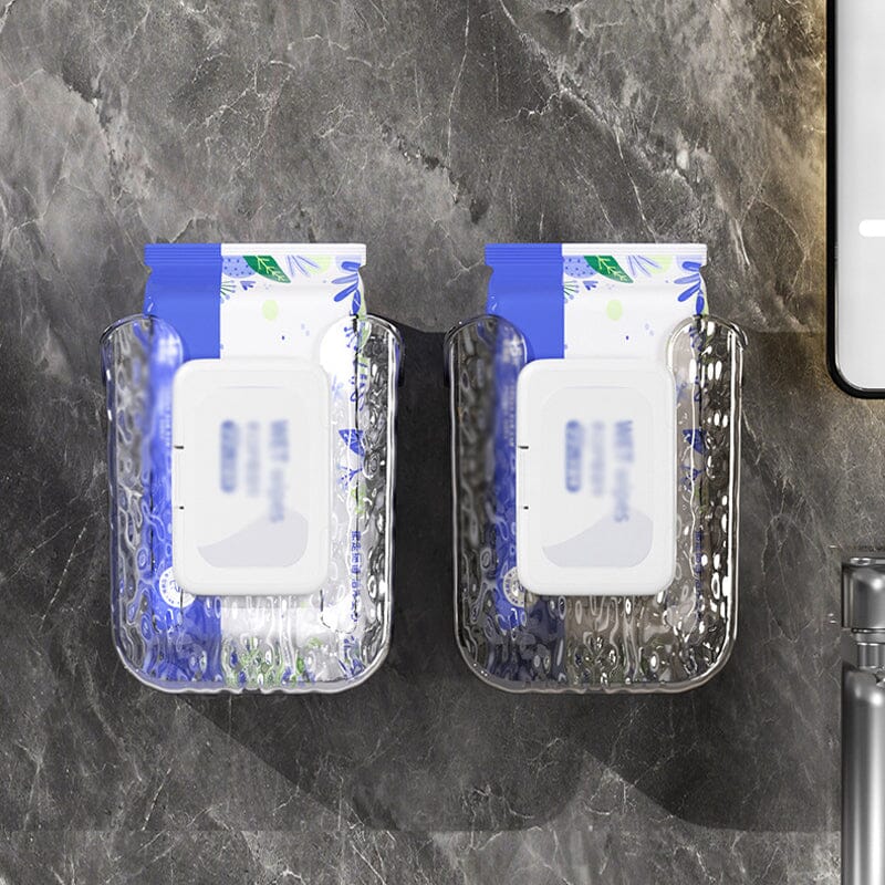 Wipe Dispenser Wall-Mounted Drill-Free Adhesive Mount