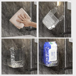 Wipe Dispenser Wall-Mounted Drill-Free Adhesive Mount