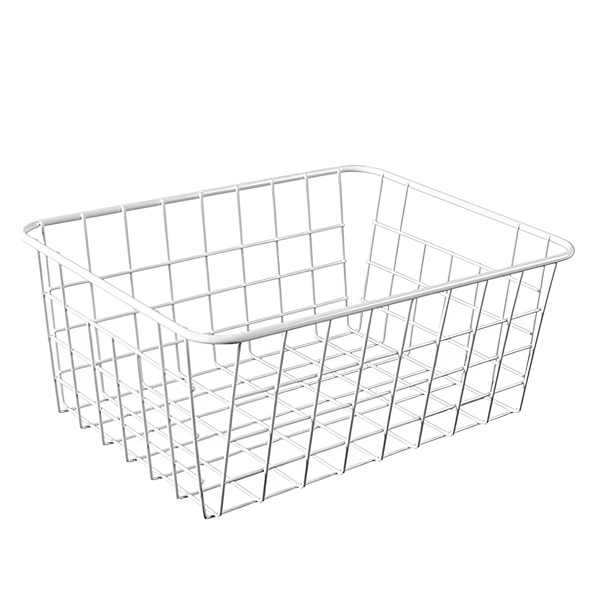 Wire Storage Basket Waterproof Iron Stackable