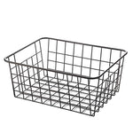 Wire Storage Basket Waterproof Iron Stackable