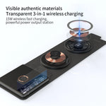 Wireless Charger Magnetic Foldable 3-Device 15W