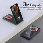 Wireless Charger Stand Foldable Magnetic Multi-Device 15W