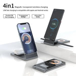 Wireless Charger Stand Foldable Magnetic Multi-Device 15W