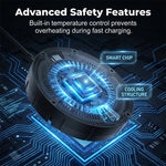 Wireless Charger Under-Desk Through-Tabletop Fast Charging