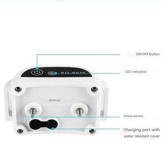 Wireless Dog Fence System Waterproof Rechargeable Collar, Tone & Vibration Warnings