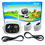 Wireless Dog Fence System Waterproof Rechargeable Collar, Tone & Vibration Warnings