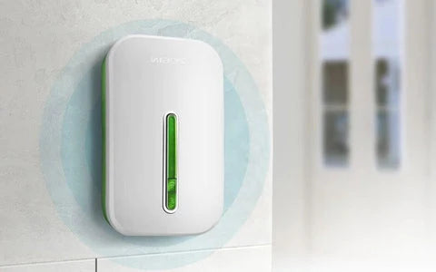 Wireless Doorbell Battery-Free Kinetic Button 394 Ft Range
