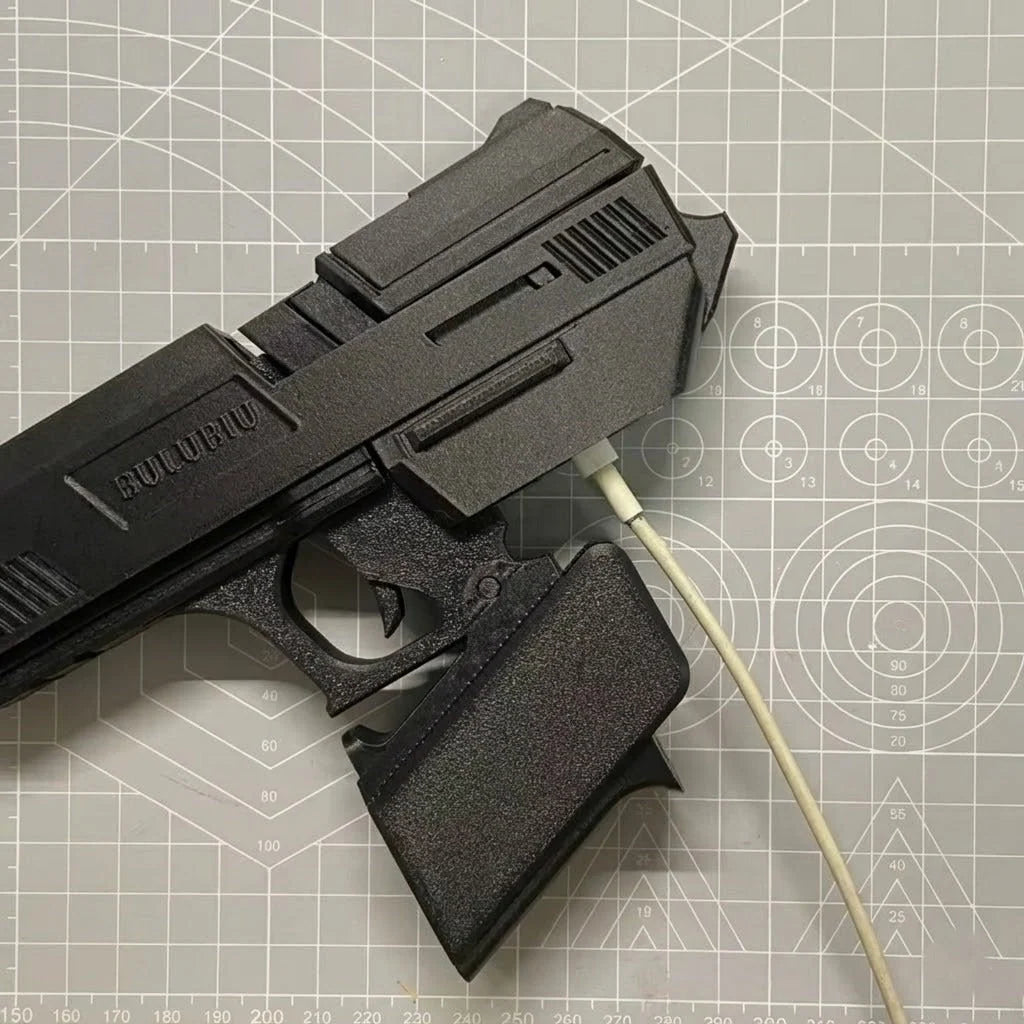 Wireless Earbud Case Cover Gun-Inspired 3D-Printed Lightweight