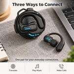 Wireless Earbuds AI Translation Touch Controls Type-C Charging Case