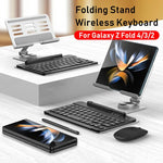 Wireless Keyboard Case Magnetic Foldable Stand Matte Anti-Glare