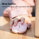 Wireless Mouse Cartoon Animal Silent Rechargeable USB-C