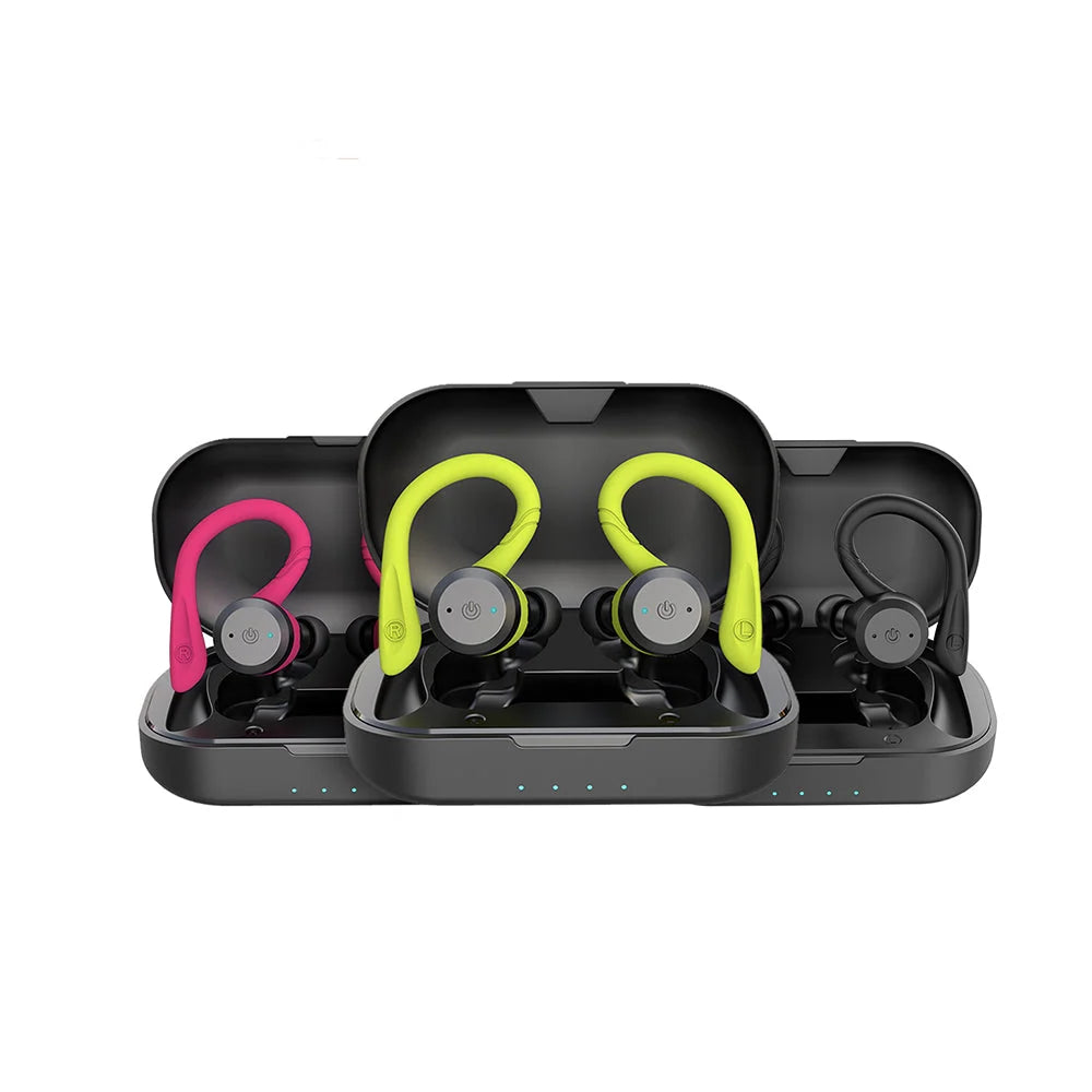Wireless Sport Earbuds IPX7 Waterproof 20-Hour Battery