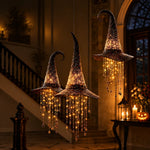 Witch Hat Decoration Light-Up Halloween Display