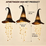 Witch Hat Decoration Light-Up Halloween Display