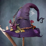 Witch Hat Merino Wool Adjustable Shape-Retaining
