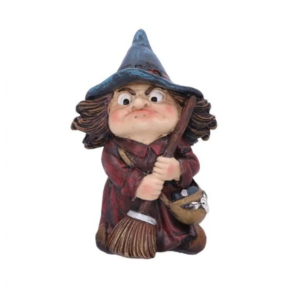 Witch Statue Waterproof Resin Crystal Ball Design Indoor & Outdoor Decor