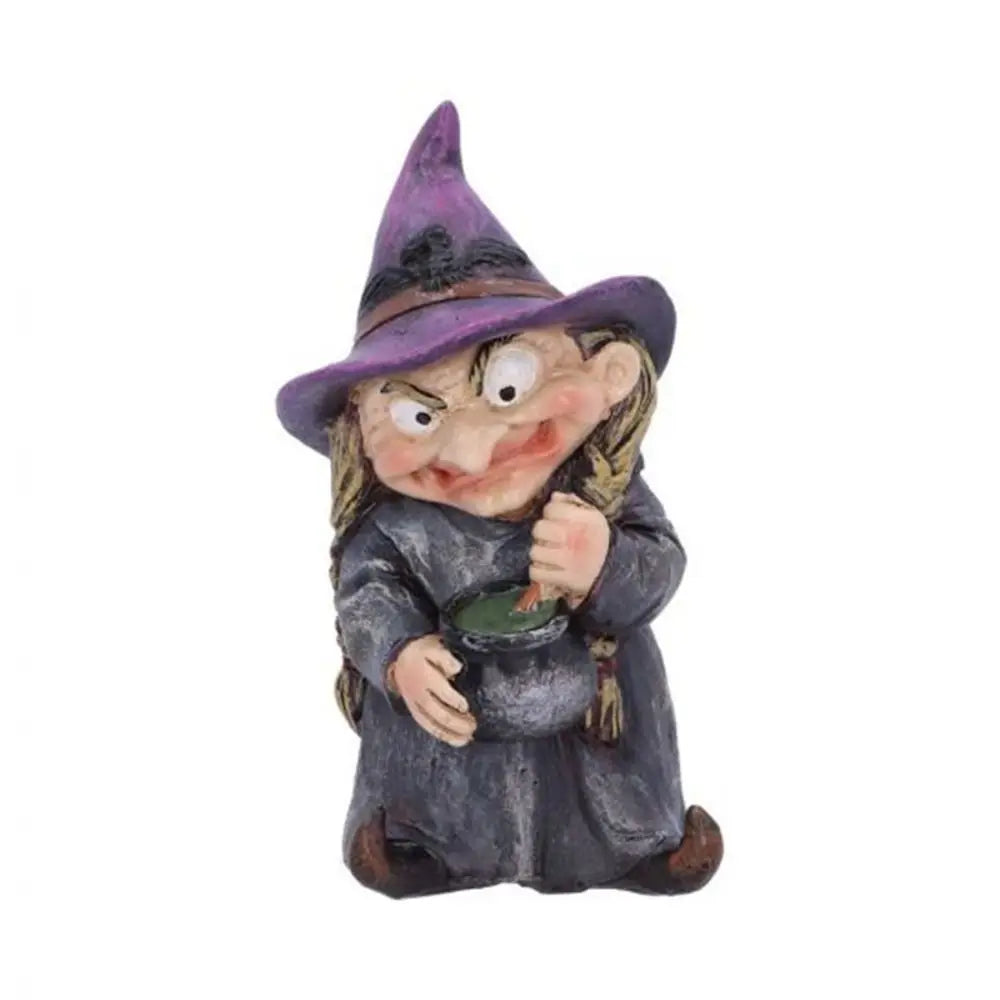 Witch Statue Waterproof Resin Crystal Ball Design Indoor & Outdoor Decor