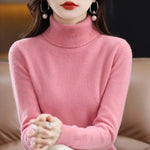 Women's Cashmere Sweater Lightweight & Breathable Knitted Warmth