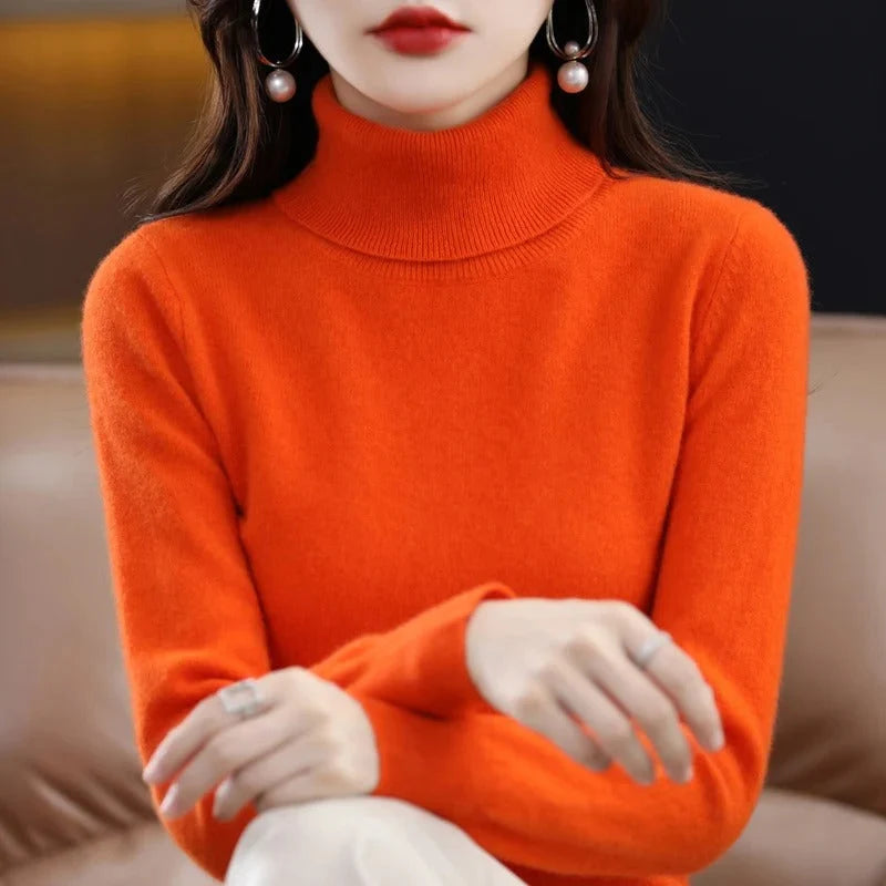 Women's Cashmere Sweater Lightweight & Breathable Knitted Warmth