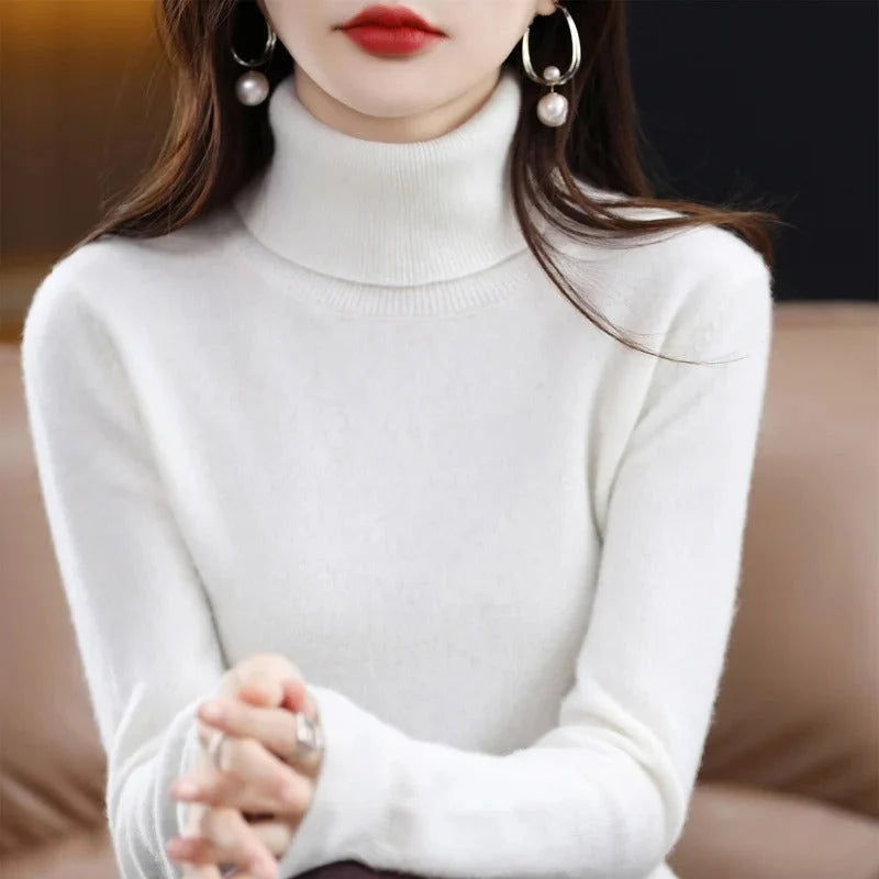 Women's Cashmere Sweater Lightweight & Breathable Knitted Warmth