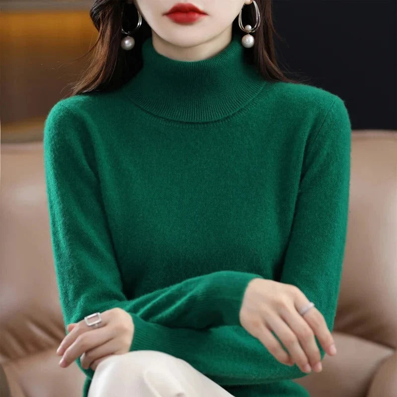 Women's Cashmere Sweater Lightweight & Breathable Knitted Warmth