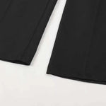 Women's Dress Pants High-Waist Straight-Leg Wrinkle-Resistant Polyester