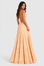 Women's Dress Raised 3D Floral Lace A-Line Midi Maxi Adjustable Straps