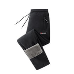 Women's Fleece Joggers Teddy-Fleece Lined Zip Pockets