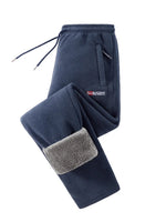 Women's Fleece Joggers Teddy-Fleece Lined Zip Pockets