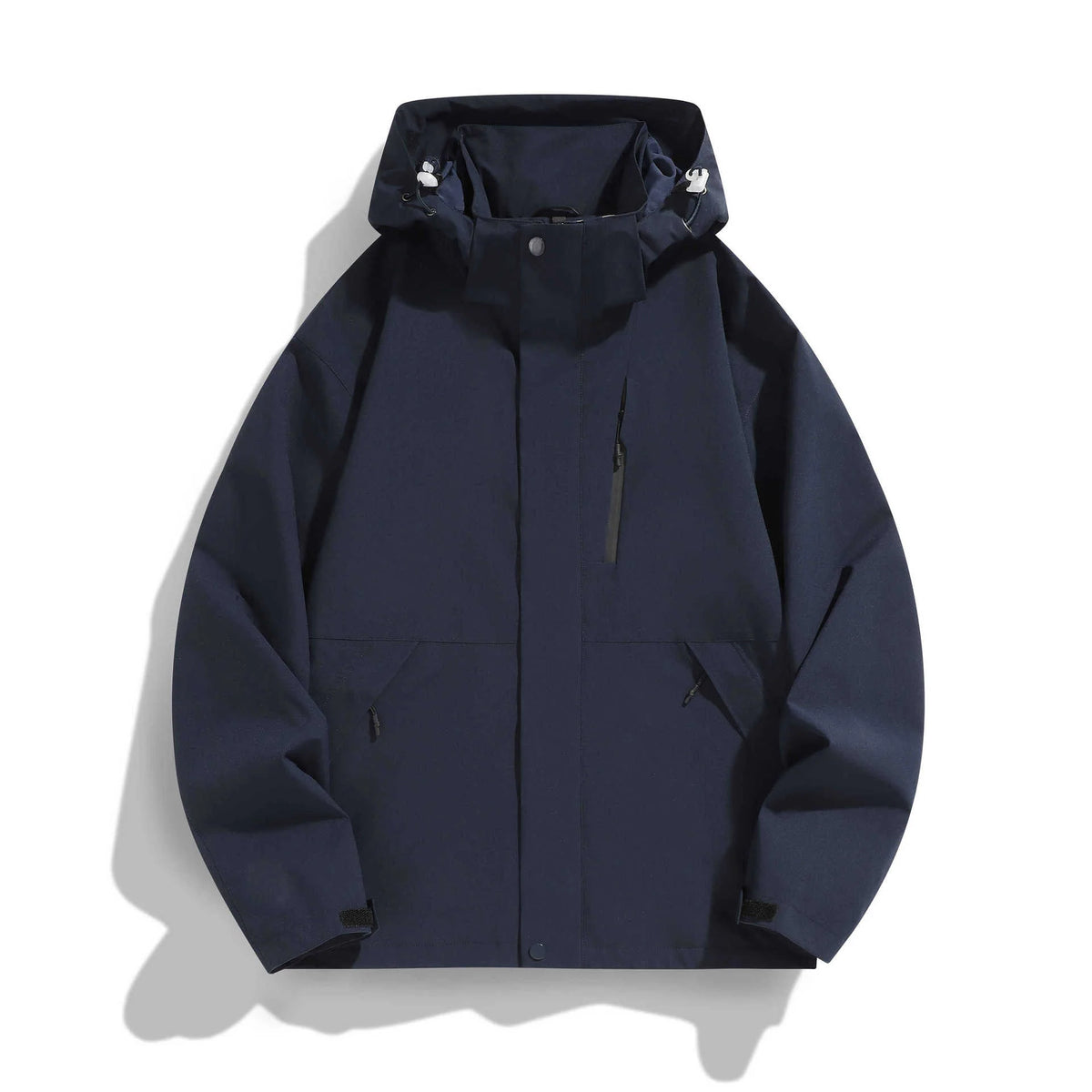 Women's Hooded Jacket Water-Repellent Adjustable Hood & Zip Pockets