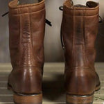 Women's Leather Boots Soft Lining Flexible Outsole All-Day Comfort