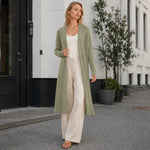 Women's Long Cardigan Relaxed Fit Lightweight Layering