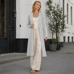 Women's Long Cardigan Relaxed Fit Lightweight Layering