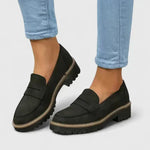 Women's Orthopedic Loafers Slip-On Cushioned Footbed Treaded Sole