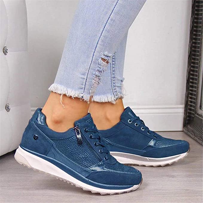 Women's Sneakers Cushioned Arch Support Breathable Non-Slip Sole