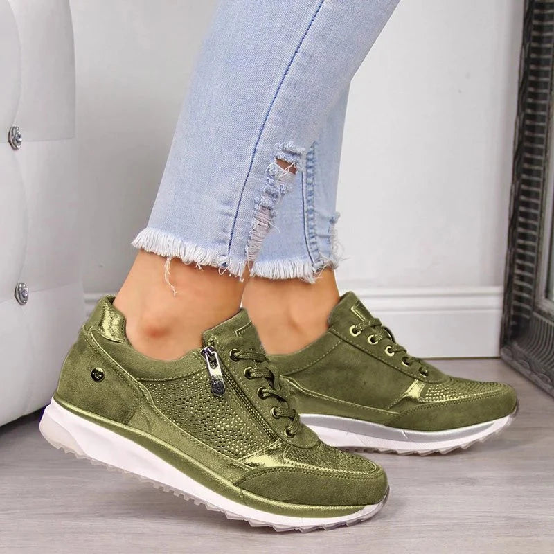 Women's Sneakers Cushioned Arch Support Non-Slip Sole